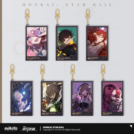 miHoYo Honkai Star Rail Departure Countdown Series Glitter Sand Pendant